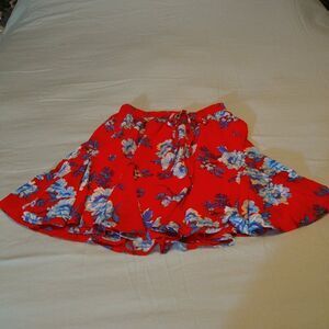Sugar Lips Floral Mini Skirt New